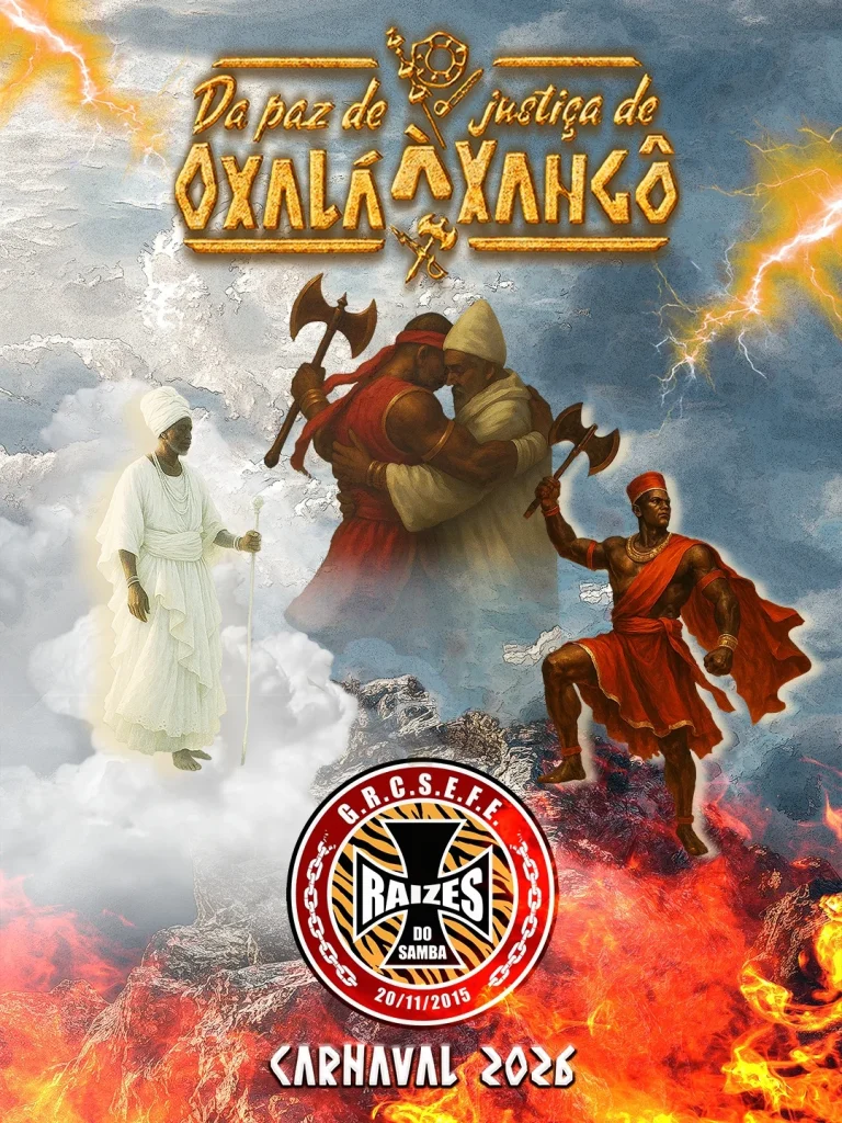 Logomarca do enredo 2026 da Raízes do Samba