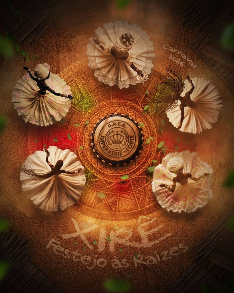 Logomarca do enredo da Imperatriz do Forte - Carnaval de Vitória 2026