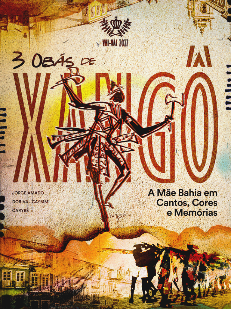 Logo Vai-Vai 2027 3 Obás de Xangô - A Mãe Bahia em Cantos, Cores e Memórias