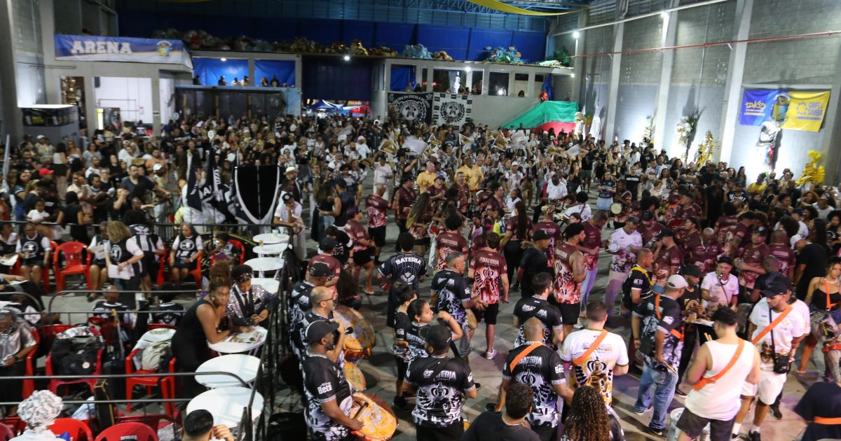 Arena Uirapuru durante as quartas de final do Vai-Vai para o Carnaval 2027